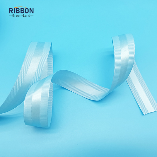 Polyester Grosgrain Edge Satin Ribbon