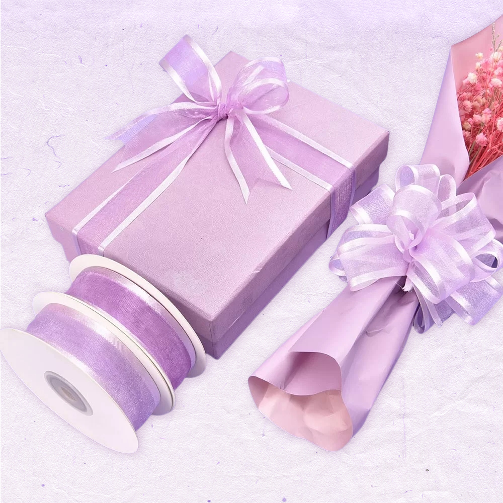 Satin-Edged Organza Ribbon